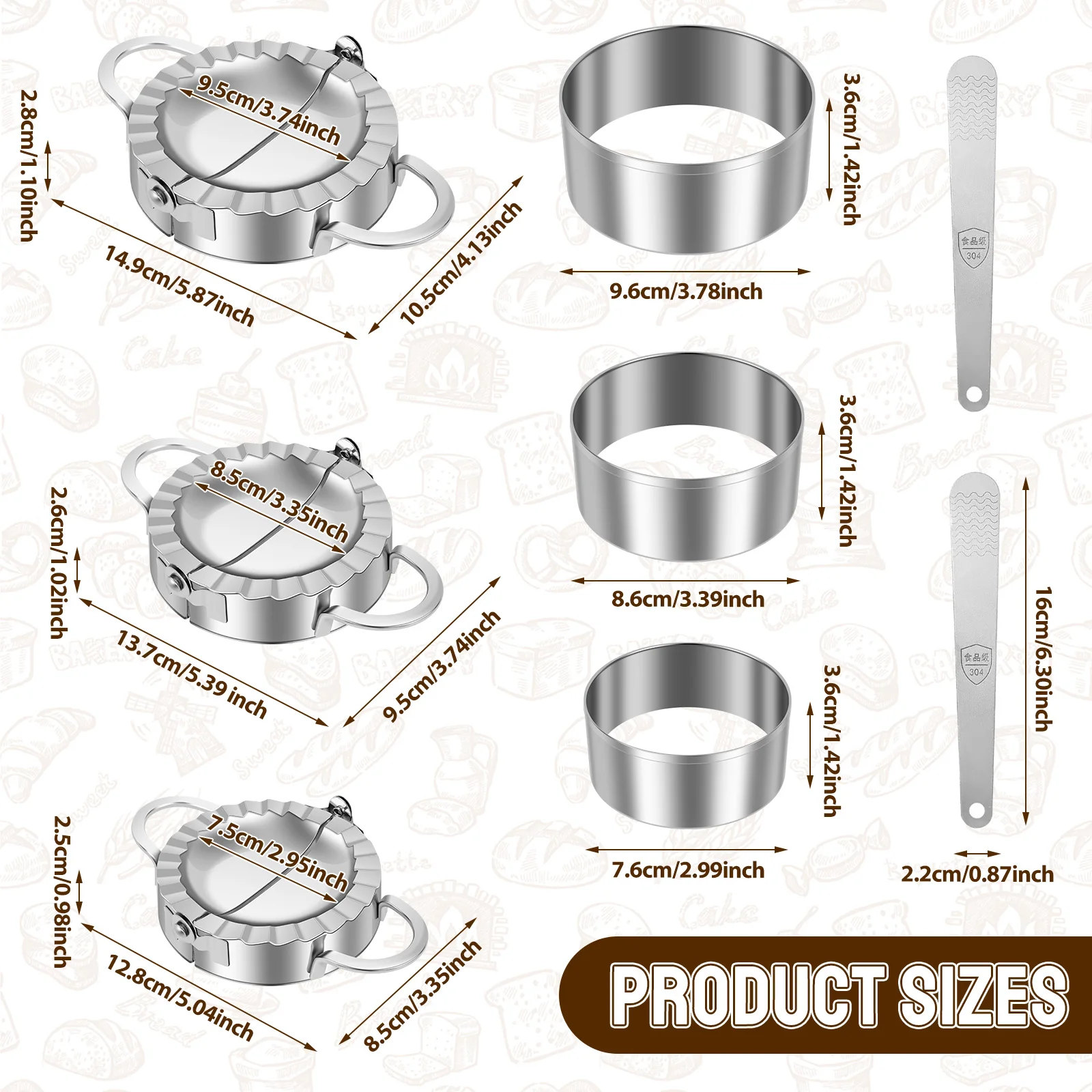 Stainless Steel Dumpling Maker - đánh giá và giá Dumpling Press Set