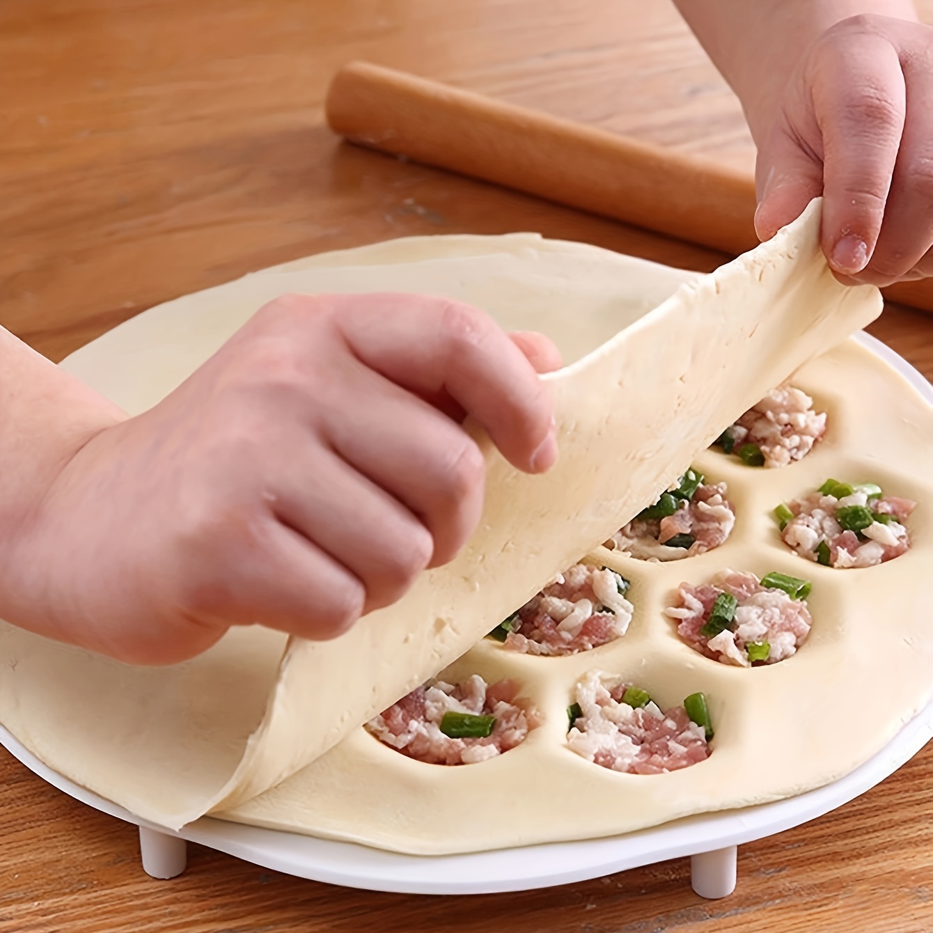 1pc- Simple Chinese Dumplings  - đánh giá và giá Dumpling Press Set