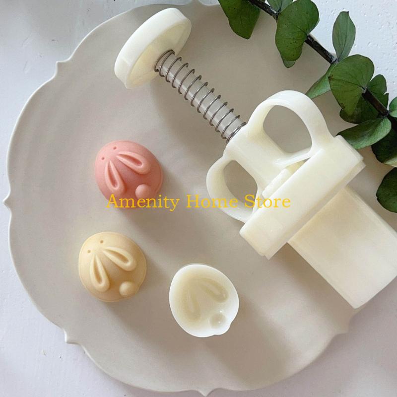 F26C Khuôn Làm Bánh Trung Thu  - đánh giá và giá Bunny Cake Mold