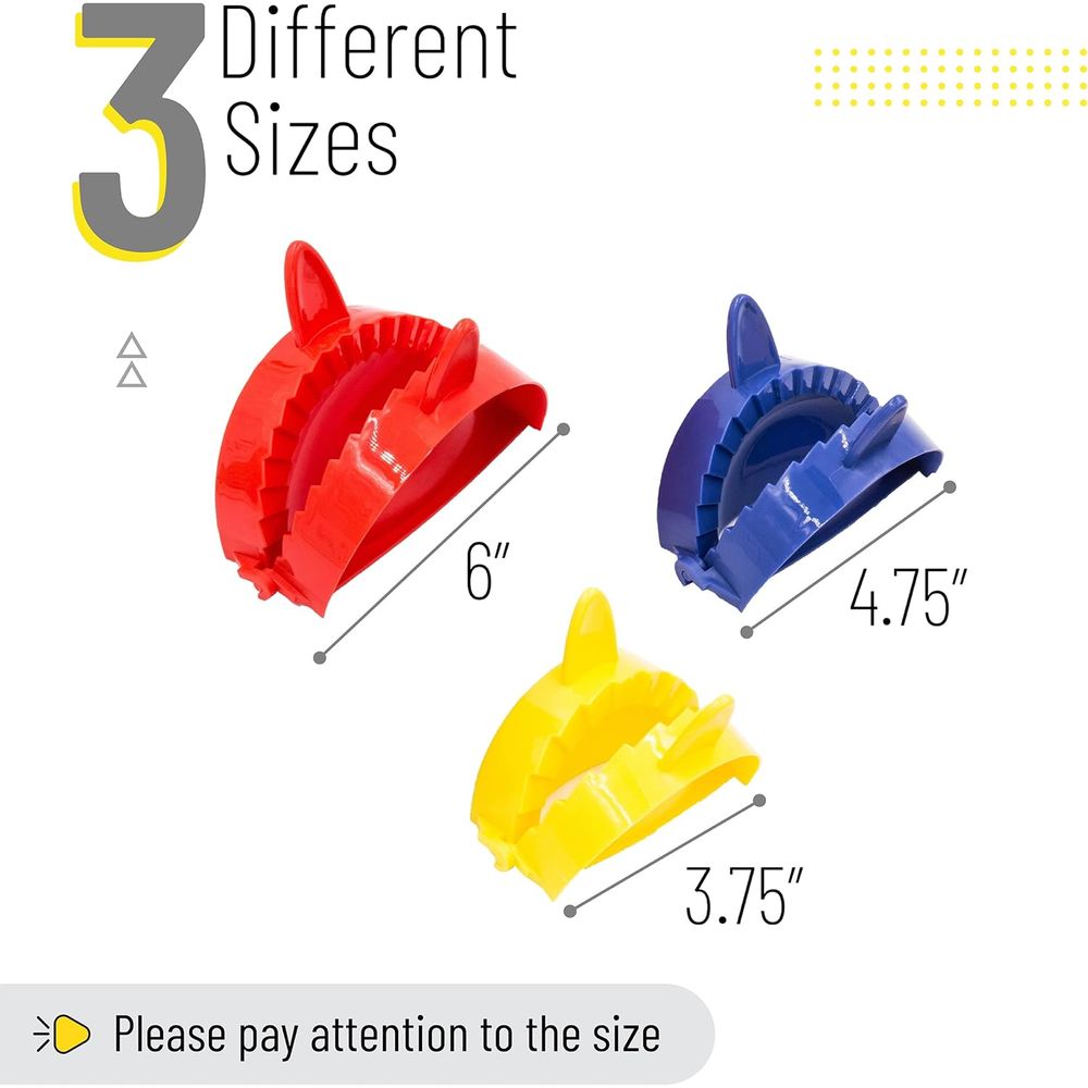 3-Piece Dough Press Set: Dumpl - đánh giá và giá Dumpling Press Set