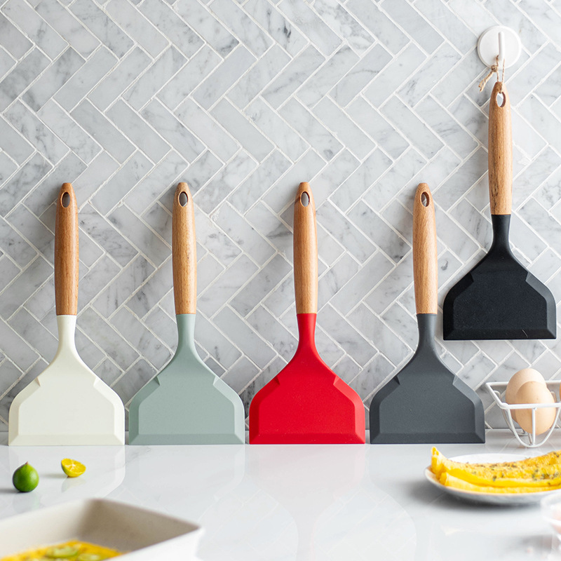 Food Grade Silicone Cooking Ut - đánh giá và giá Okonomiyaki Spatula