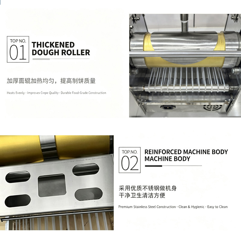 Automatic Mille Crepe Machine  - đánh giá và giá Spring Roll Wrapper