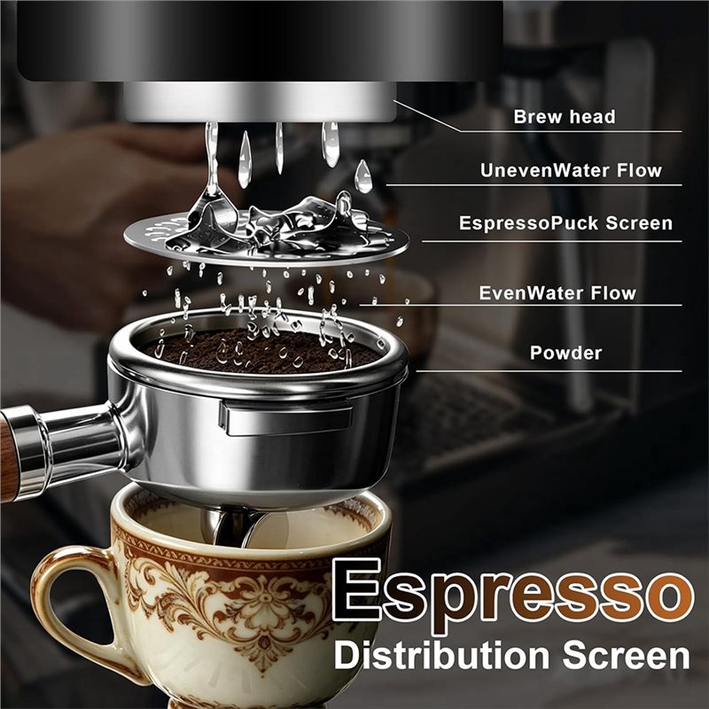 Espresso Puck Screen Magnetic  - đánh giá và giá Breville Espresso Barista Express
