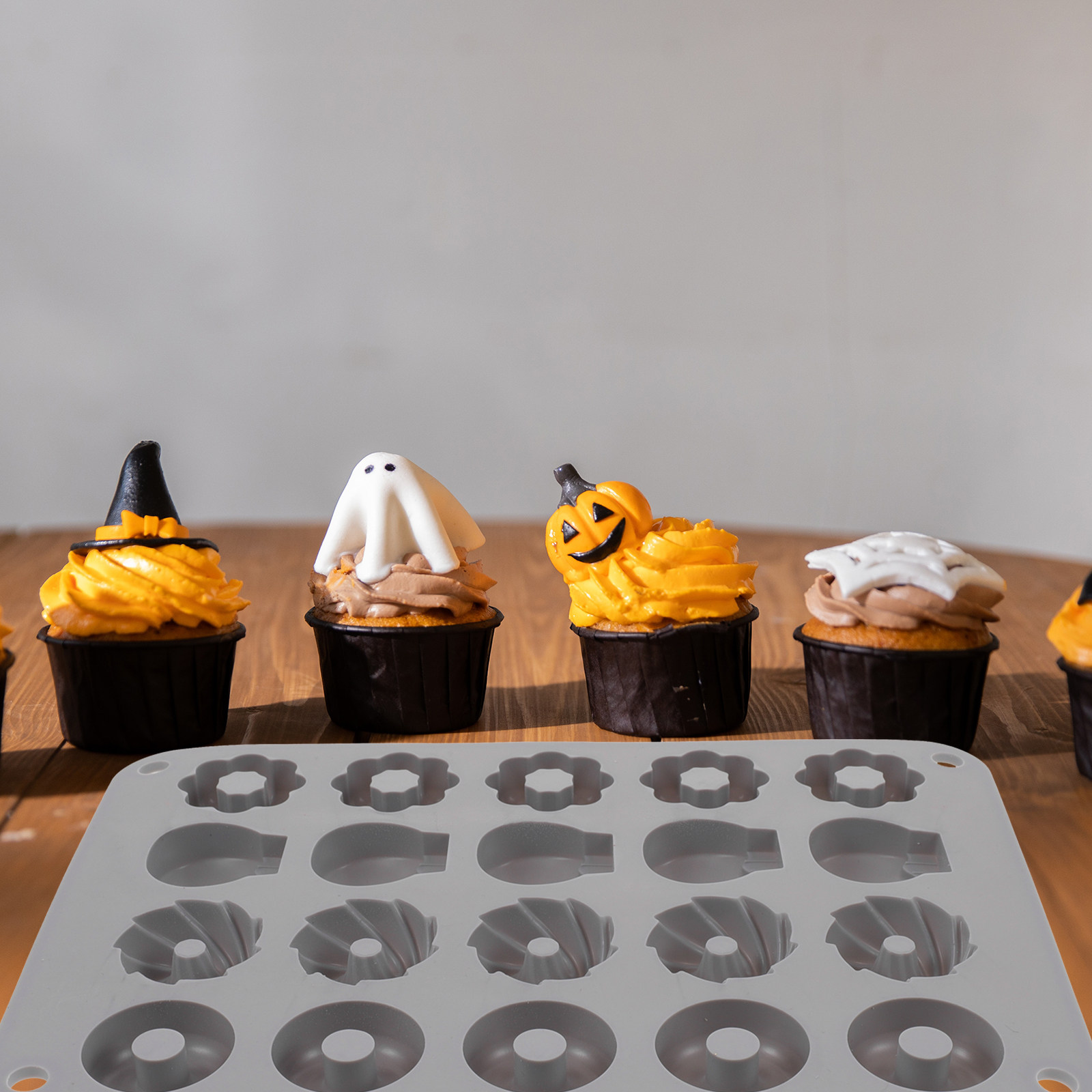 Mini Chocolate Donut Silicone  - đánh giá và giá Donut Mold Silicone